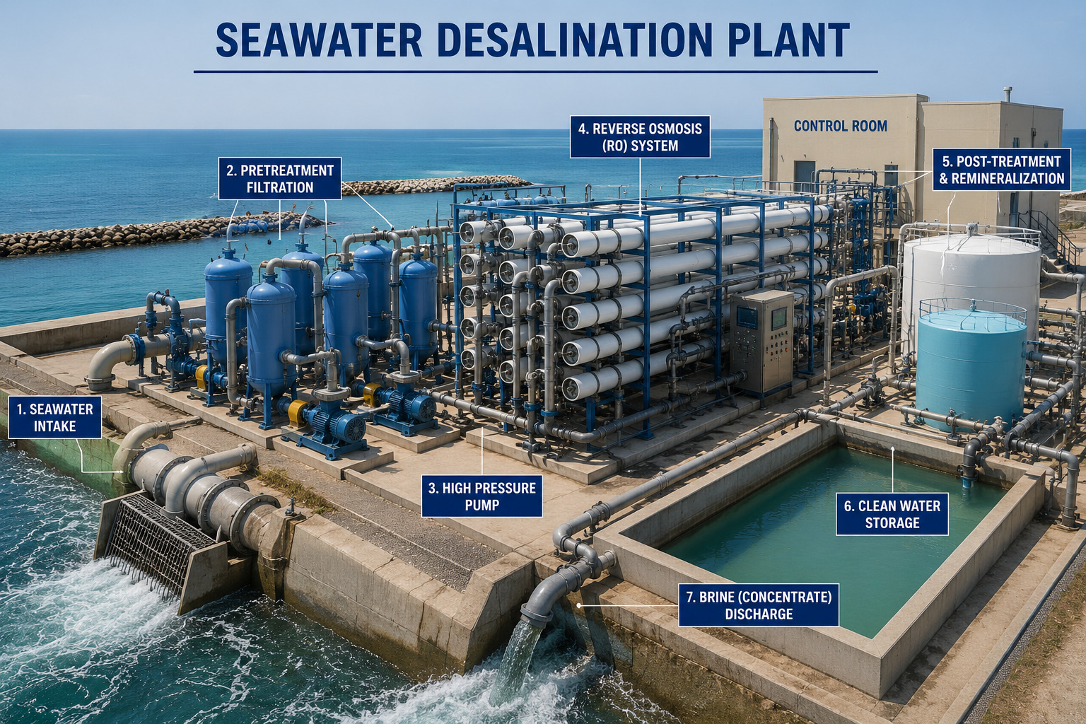 Surge Vessel for Seawater Desalination Plant